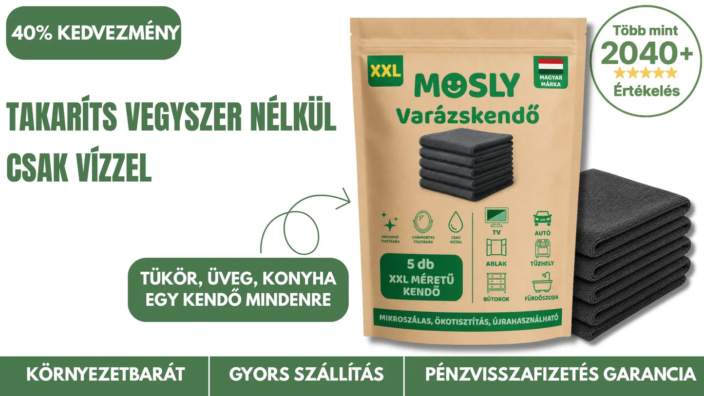Mosly Mikroszálas Varázskendő - 5 db