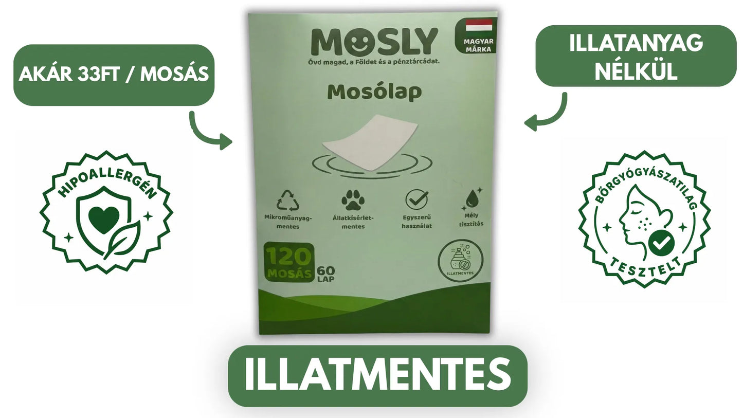 Illatmentes Mosly Mosólap 120 mosásra