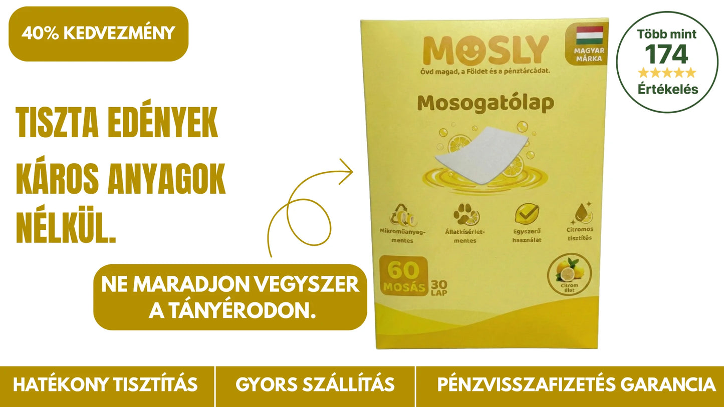 Mosly Mosogatólap 60 mosásra