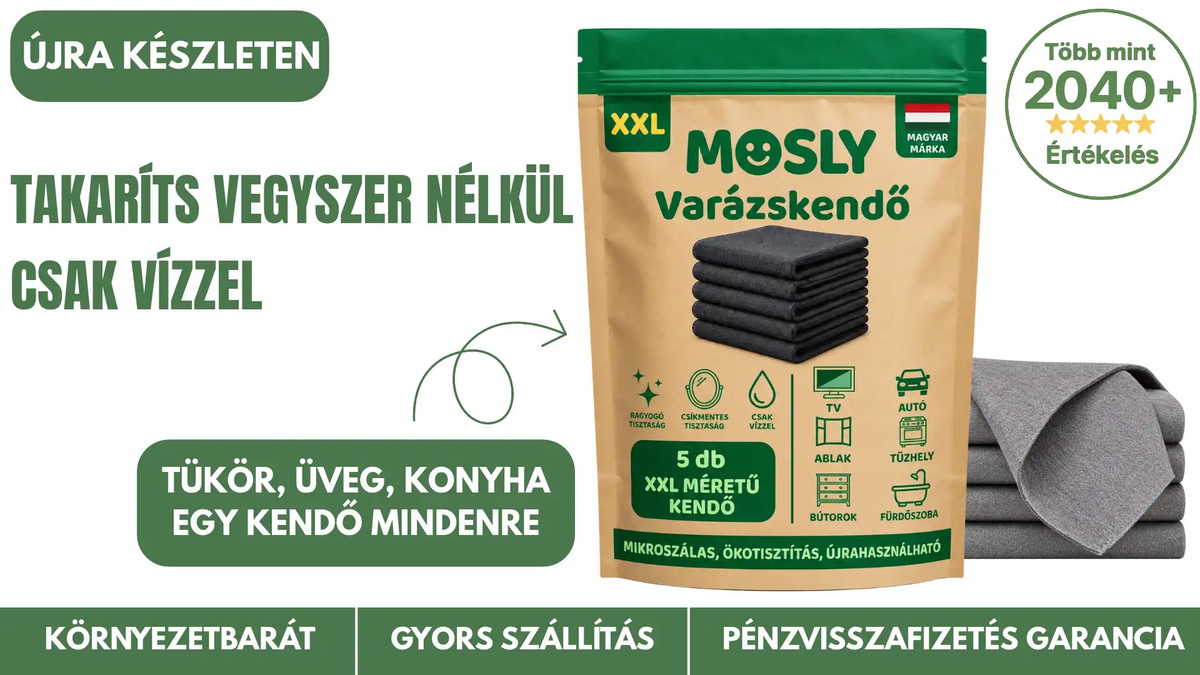 Mosly Mikroszálas Varázskendő - 5 db